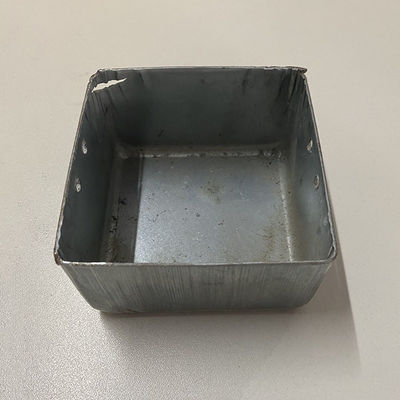 Le coffret d'extrémité électrique en métal de boîte de jonction de fonte imperméable argentée a adapté aux besoins du client