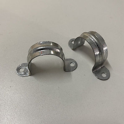 Antirouille fixes zinguent la selle galvanisée de tuyau maintiennent la bride de tuyau en U