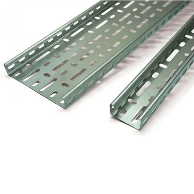 Câble en acier Tray Ventilated Or Perforated Trough en métal d'anti corrosion