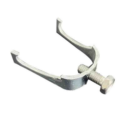 Feuille galvanisée Keel Clamp de fer de bride de conduit de contrefiche de résistance d'humidité