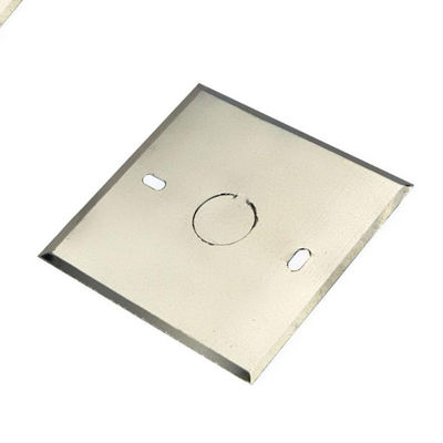 Acier inoxydable d'anticorrosion de couvercle de boîte en métal électrique carré de plat pour les courriers terminaux